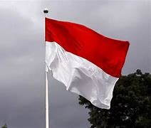 Bendera Merah Putih Saat Dikibarkan Diiringi Oleh Lagu Indonesia Raya